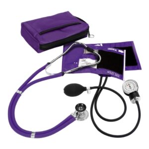 Reusable Aneroid / Stethoscope Set Prestige Medical 25 to 40 cm Adult Cuff Dual Head Sprague Stethoscope Pocket Aneroid