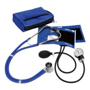 Reusable Aneroid / Stethoscope Set Prestige Medical 25 to 40 cm Adult Cuff Dual Head Sprague Stethoscope Pocket Aneroid