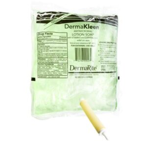 Antimicrobial Soap DermaKleen Lotion 800 mL Dispenser Refill Bag Scented
