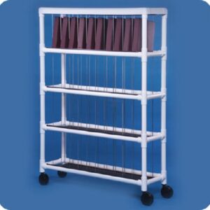 Mobile Chart Rack ipu PVC 15 X 48 X 65 White