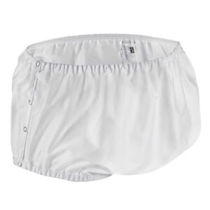Sani-Pant Protective Underwear Unisex Nylon / Plastic Large Snap Closure Reusable