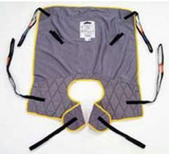 Commode Sling Hoyer Quick Fit Deluxe 6 Point Cradle Medium 500 lbs. Weight Capacity