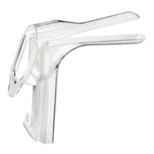 Vaginal Speculum KleenSpec 590 Series Premium Pederson NonSterile Office Grade Acrylic Small Double Blade Duckbill Disposable Corded/Cordless Light Source Compatible
