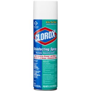 Surface Disinfectant Clorox Commercial Solutions Clorox Alcohol Based Aerosol Spray Liquid 19 oz. Can Fresh Scent NonSterile