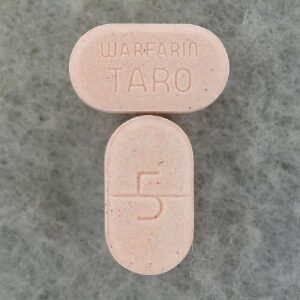 Warfarin Sodium 5 mg Tablet 100 Tablets