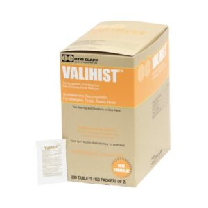 Cold and Cough Relief Valihist 325 mg – 2 mg – 5 mg Strength Tablet 2 per Pack