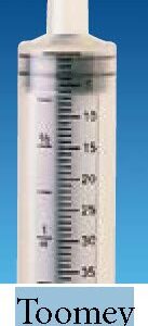 General Purpose Syringe Monoject 60 mL Toomey Type Tip Without Safety