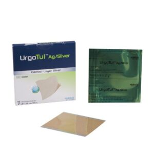 Silver Wound Contact Layer Dressing UrgoTulAG/Silver 4 X 5 Inch Rectangle Sterile