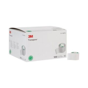 Medical Tape 3M Transpore Transparent 1 Inch X 1-1/2 Yard Plastic NonSterile