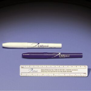 Skin Marker with Ruler and Labels DeRoyal Gentian Violet Ink Sterile Full Size Regular Tip
