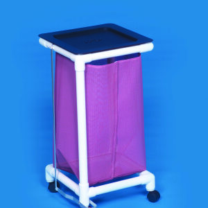 Single Hamper with Bag Standard 4 Casters 39 gal.
