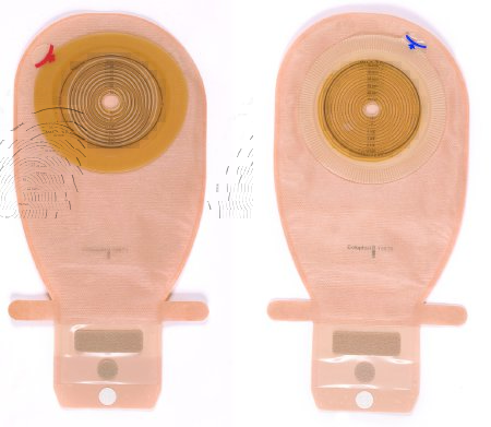 Ostomy Pouch Assura New Generation One-Piece System 11-1/2 Inch Length Convex Light, Trim to Fit 3/4 to 1-3/4 Inch Stoma Drainable