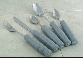 Knife Alimed Weighted Gray Stainless Steel