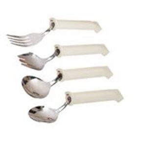 Soup Spoon Swivel White Stainless Steel