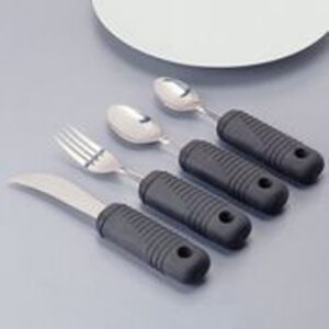 Rocker Knife Sure Grip Weighted Black Stainless Steel