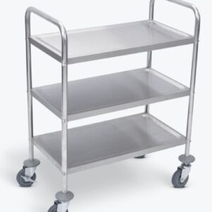 Utility Cart Stainless Steel 16 X 26 X 37 Inch 12 Inch Spacing