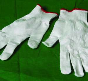 Cut Resistant Glove Liner Flex-Gard Full-Finger HDPE / Spandex / Polyester White Medium