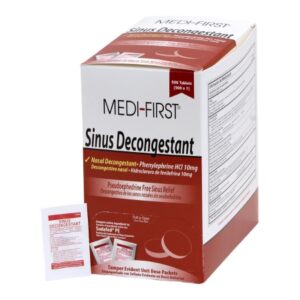Sinus Relief Medi-First 10 mg Strength Tablet 500 per Box