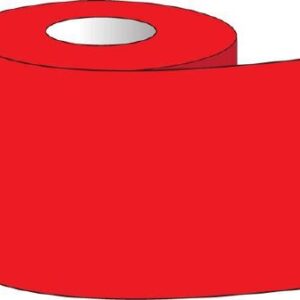 Blank Label Tape Multipurpose Label Red 1 X 500 Inch