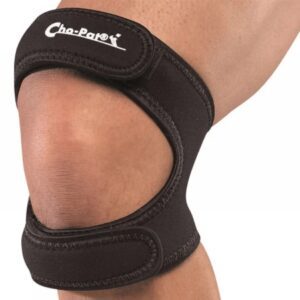 Patellar Knee Strap Cho-Pat Dual Action Large Hook and Loop Strap Closure 14-1/2 to 16-1/2 Inch Left or Right Knee