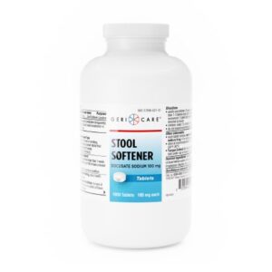 Stool Softener Geri-Care Tablet 1,000 per Bottle 100 mg Strength Docusate Sodium