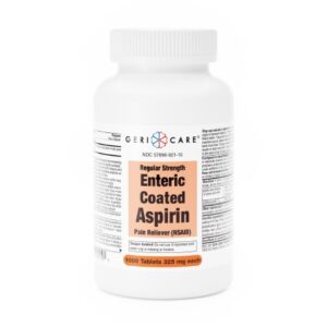 Pain Relief Geri-Care 325 mg Strength Aspirin Tablet 1,000 per Bottle