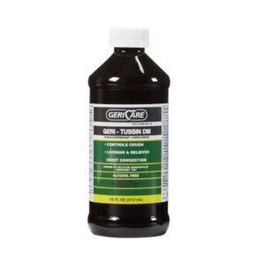 Cold and Cough Relief Geri-Care 100 mg – 10 mg / 5 mL Strength Syrup 16 oz.