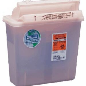 Sharps Container Renewables In-Room Translucent Base 12-1/2 H X 5-1/2 D X 10-3/4 W Inch Horizontal Entry 1.25 Gallon