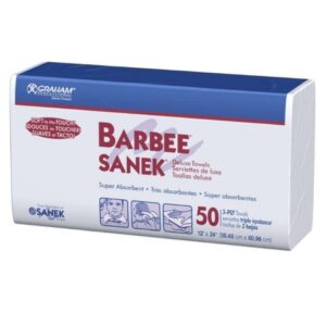 Procedure Towel Barbee 12 W X 24 L Inch White NonSterile