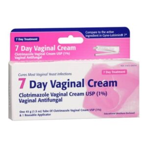 Vaginal Antifungal 1% Strength Cream 1.5 oz. Tube
