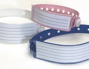 Identification Wristband Insert Card Permanent Snap Without Legend