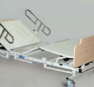 Electric Bed Bariatric Home Care High-Low 84 Inch Length Pan Deck 3 Function 15-3/4 to 32-1/2 Inch Height Range