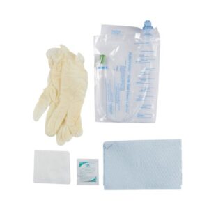 Intermittent Catheter Tray MMG Straight Tip 14 Fr. Without Balloon PVC