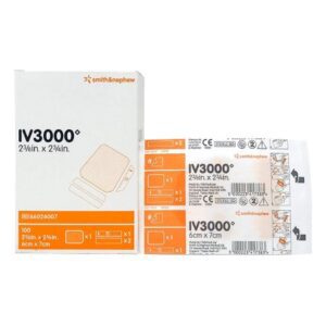 I.V. Dressing IV3000 REATIC Film 2-3/8 X 2-3/8 Inch Sterile
