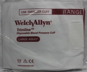 Single Patient Use Blood Pressure Cuff Tempa-Kuff 35.5 to 46 cm Arm Cloth Fabric Cuff Large Adult Cuff