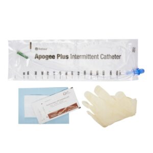 Intermittent Catheter Tray Apogee Closed System / Firm Tip 14 Fr. Without Balloon