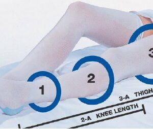 Anti-embolism Stocking Cap Thigh High X-Large / Short White Inspection Toe
