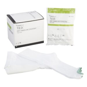 Anti-embolism Stocking T.E.D. Thigh High X-Large / Regular White Inspection Toe