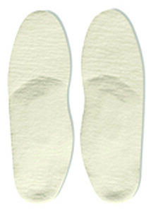 Insole Hapad Comf-Orthotic Self-Adhesive Wool Felt Male 10 to 11 White