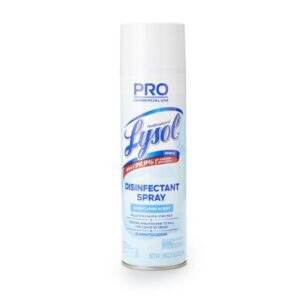 Surface Disinfectant Professional Lysol Alcohol Based Aerosol Spray Liquid 19 oz. Can Crisp Linen Scent NonSterile