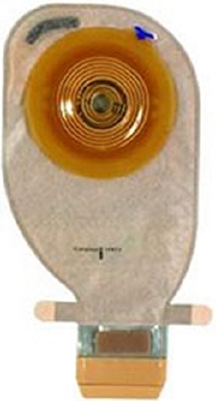 Ostomy Pouch Assura One-Piece System 11-1/4 Inch Length Convex, Trim to Fit 3/4 to 1-3/4 Inch Stoma Drainable
