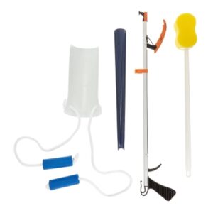 ADL Hip / Knee Equipment Kit SammonsPreston Hip Kit I Reacher – 26 Inch Length / Shoehorn – 16-1/2 Inch Length