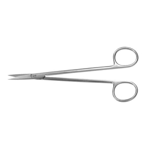 Nasal Scissors Padgett Joseph 6-1/4 Inch Length OR / Surgical Grade German Stainless Steel NonSterile Finger Ring Handle Straight Sharp Tip / Sharp Tip