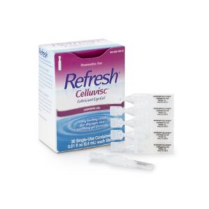 Eye Lubricant Refresh Celluvisc 0.01 oz. Gel Eye Drops