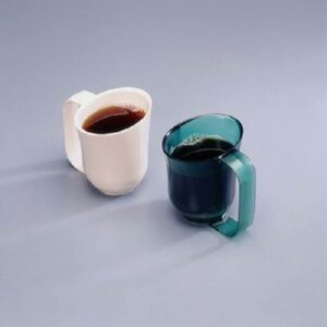 ADL Dysphagia Cup Sammons Preston 8 oz. Green Plastic Reusable