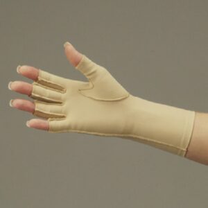 Compression Glove Open Finger Small Over-the-Wrist Length Left Hand