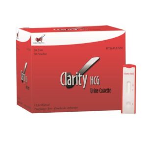 Reproductive Health Test Kit Clarity hCG Pregnancy Test 50 Tests CLIA Waived
