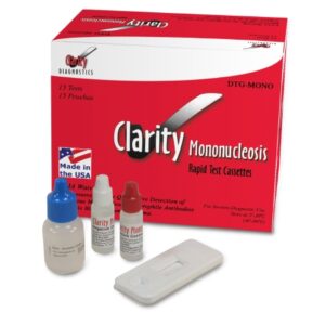 Other Infectious Disease Test Kit Clarity Infectious Mononucleosis 15 Tests CLIA Waived Sample Dependent