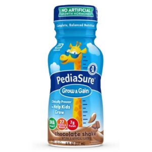 Pediatric Oral Supplement PediaSure Grow & Gain Shake Chocolate Flavor 8 oz. Bottle Liquid Calories