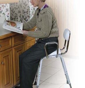 All Purpose Stool Backrest White